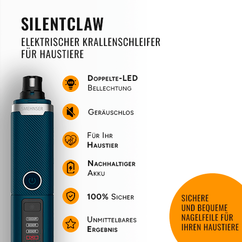 SilentClaw – Elektrischer Krallen Schleifer für Haustiere - Furrizo Store
